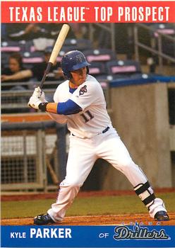 2013 Grandstand Texas League Top Prospects #NNO Kyle Parker Front