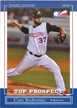 2014 Grandstand Texas League Top Prospects #NNO Cam Bedrosian Front
