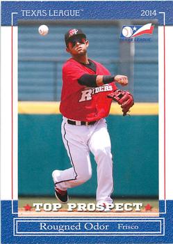 2014 Grandstand Texas League Top Prospects #NNO Rougned Odor Front