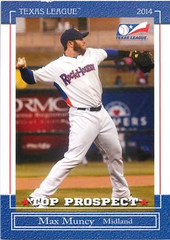 2014 Grandstand Texas League Top Prospects #NNO Max Muncy Front