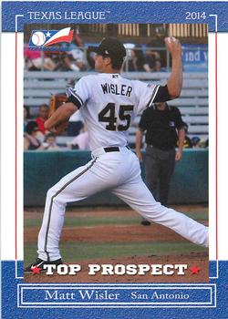 2014 Grandstand Texas League Top Prospects #NNO Matt Wisler Front