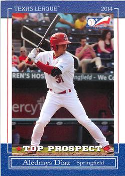 2014 Grandstand Texas League Top Prospects #NNO Aledmys Diaz Front