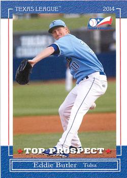 2014 Grandstand Texas League Top Prospects #NNO Eddie Butler Front