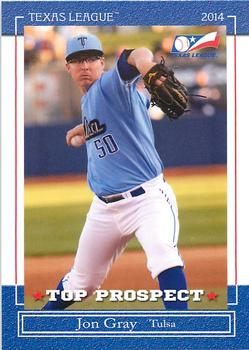 2014 Grandstand Texas League Top Prospects #NNO Jon Gray Front