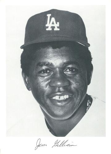 1976 Danny Goodman Los Angeles Dodgers #NNO Jim Gilliam Front