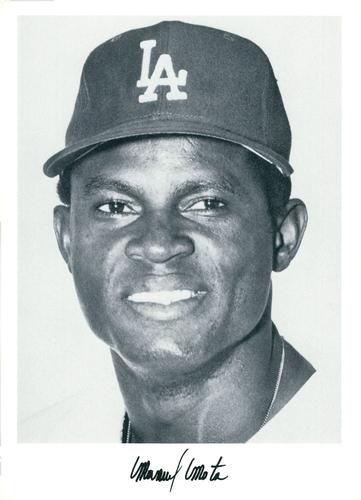1976 Danny Goodman Los Angeles Dodgers #NNO Manny Mota Front