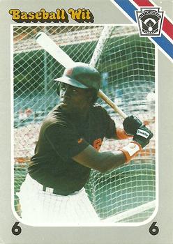 1990 Interpretive Marketing Baseball Wit - Unnumbered #NNO Tony Gwynn Front