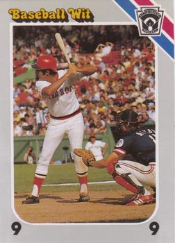 1990 Interpretive Marketing Baseball Wit - Unnumbered #NNO Fred Lynn Front