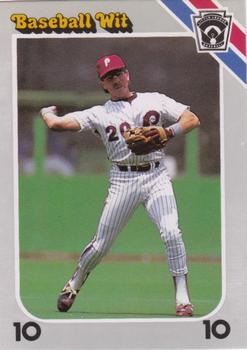 1990 Interpretive Marketing Baseball Wit - Unnumbered #NNO Mike Schmidt Front