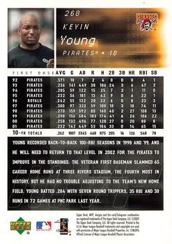 2002 Upper Deck MVP #268 Kevin Young Back
