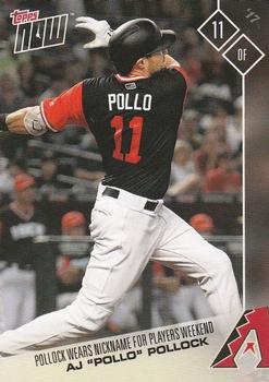 2017 Topps Now Players Weekend #PW-5 A.J. Pollock Front