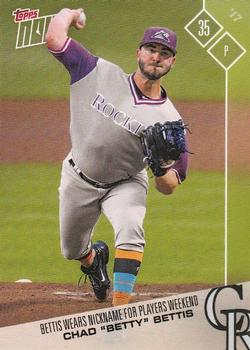 2017 Topps Now Players Weekend #PW-44 Chad Bettis Front