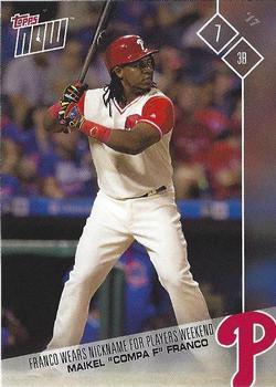 2017 Topps Now Players Weekend #PW-101 Maikel Franco Front