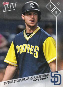 2017 Topps Now Players Weekend #PW-116 Wil Myers Front