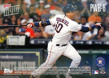2017 Topps Now Players Weekend #PWB-8 Houston Astros Back