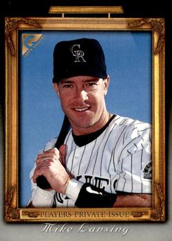 1998 Topps Gallery - Player's Private Issue Auction 50 Point #NNO Mike Lansing Front
