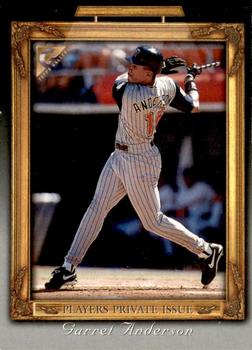 1998 Topps Gallery - Player's Private Issue Auction 50 Point #NNO Garret Anderson Front