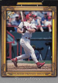 1998 Topps Gallery - Player's Private Issue Auction 50 Point #NNO Rusty Greer Front