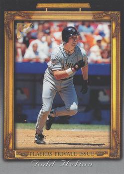 1998 Topps Gallery - Player's Private Issue Auction 50 Point #NNO Todd Helton Front