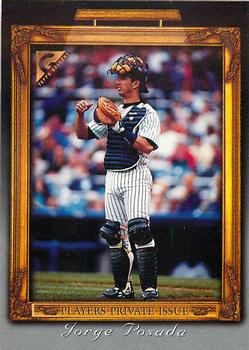 1998 Topps Gallery - Player's Private Issue Auction 50 Point #NNO Jorge Posada Front