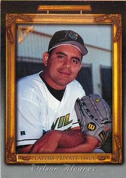 1998 Topps Gallery - Player's Private Issue Auction 75 Point #NNO Wilson Alvarez Front