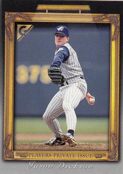 1998 Topps Gallery - Player's Private Issue Auction 75 Point #NNO Jason Dickson Front