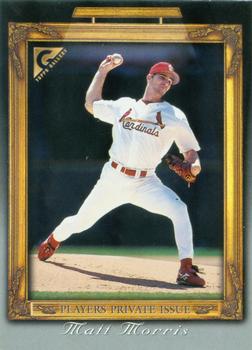 1998 Topps Gallery - Player's Private Issue Auction 100 Point #NNO Matt Morris Front