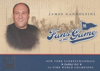 2004 Donruss Elite - Fans of the Game #201FG-1 James Gandolfini Front