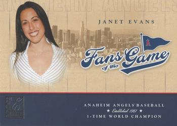 2004 Donruss Elite - Fans of the Game #204FG-4 Janet Evans Front