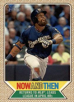2017 Topps Heritage - Now and Then #NT-12 Eric Thames Front