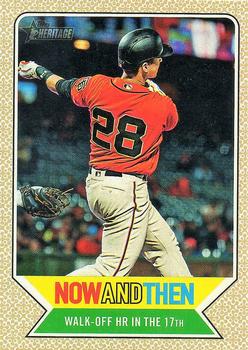 2017 Topps Heritage - Now and Then #NT-13 Buster Posey Front