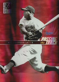 2004 Donruss Elite - Passing the Torch #PT-41 Roy Campanella / Mike Piazza Front