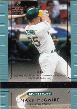2002 Upper Deck Ovation #116 Mark McGwire Front
