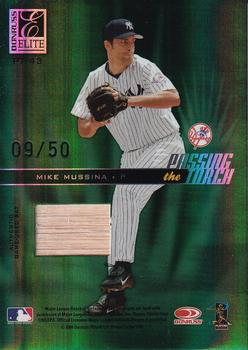 2004 Donruss Elite - Passing the Torch Bats #PT-43 Roger Clemens / Mike Mussina Back