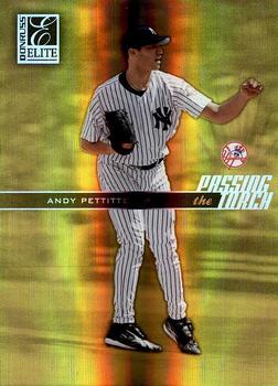 2004 Donruss Elite - Passing the Torch Gold #PT-2 Andy Pettitte Front