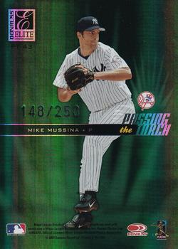 2004 Donruss Elite - Passing the Torch Green #PT-43 Roger Clemens / Mike Mussina Back