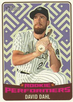 2017 Topps Heritage - Rookie Performers #RP-DD David Dahl Front