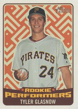 2017 Topps Heritage - Rookie Performers #RP-TG Tyler Glasnow Front