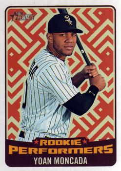 2017 Topps Heritage - Rookie Performers #RP-YM Yoan Moncada Front