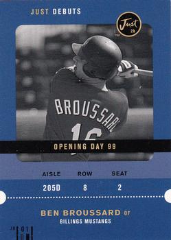 2000 Just - 2000 Just Promos The Preview 2K #NNO Ben Broussard Front