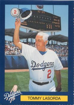 1996 Los Angeles Dodgers Police #2 Tommy Lasorda Front