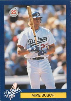 1996 Los Angeles Dodgers Police #25 Mike Busch Front