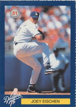 1996 Los Angeles Dodgers Police #51 Joey Eischen Front