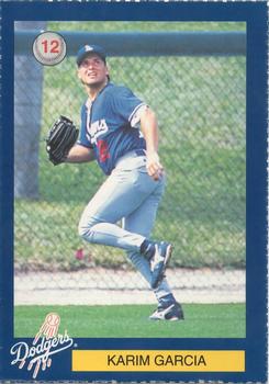 1996 Los Angeles Dodgers Police #12 Karim Garcia Front