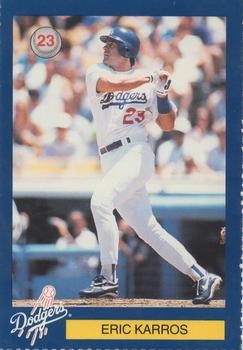 1996 Los Angeles Dodgers Police #23 Eric Karros Front