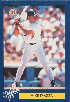 1996 Los Angeles Dodgers Police #31 Mike Piazza Front