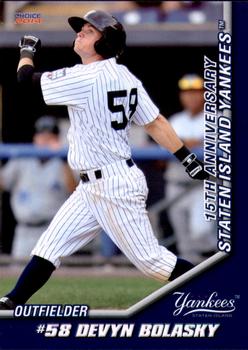 2014 Choice Staten Island Yankees #5 Devyn Bolasky Front