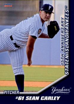 2014 Choice Staten Island Yankees #8 Sean Carley Front