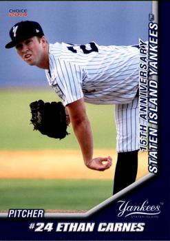 2014 Choice Staten Island Yankees #9 Ethan Carnes Front