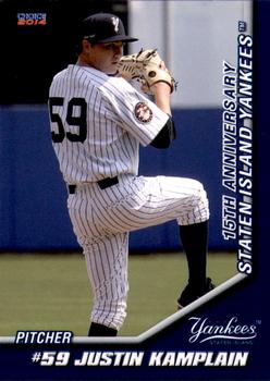 2014 Choice Staten Island Yankees #20 Justin Kamplain Front